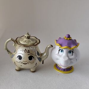 3/$25💙Disney Mrs. Potts Teapot set of 2